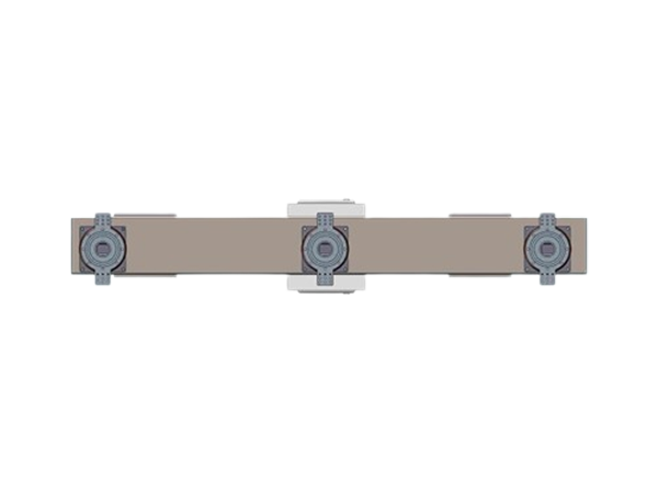 110kV 瓷柱式斷路器-俯視圖